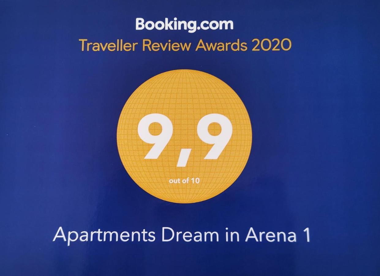 Apartments Dream In Arena 1 Pula Center Free Parking Екстер'єр фото
